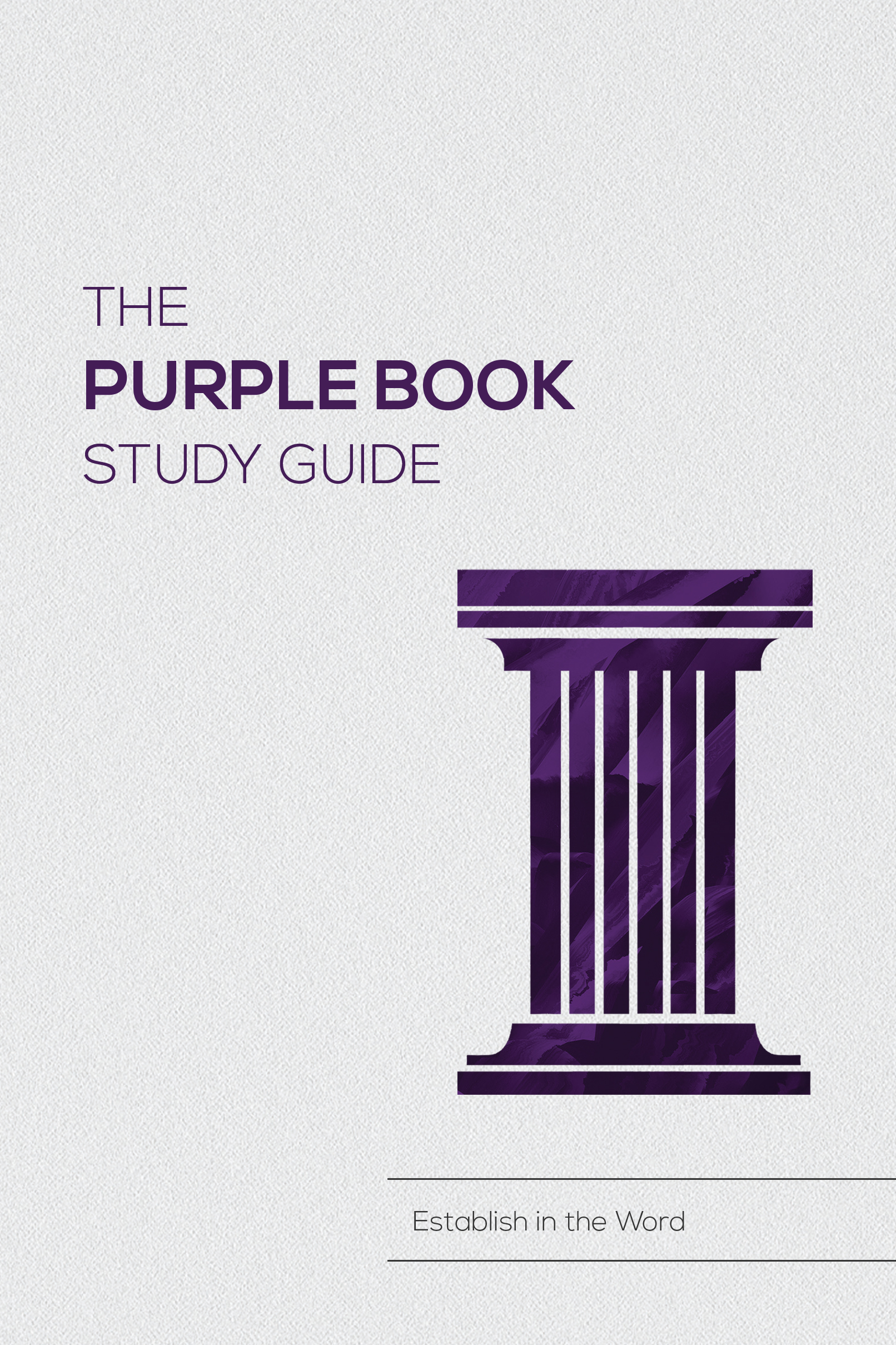 The Purple Book Study Guide: Establish in the Word main image