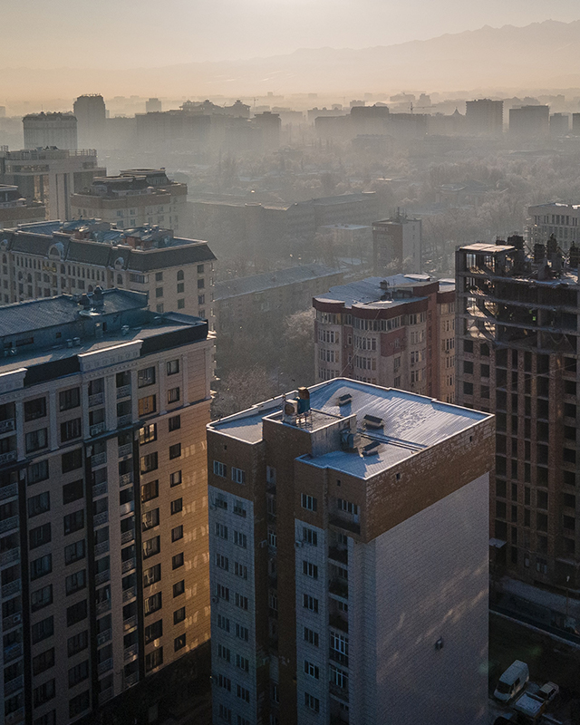 Central Asia city scape