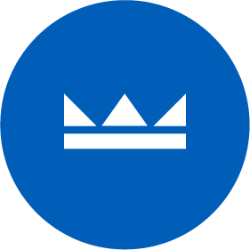 Core Values Lordship icon with a crown