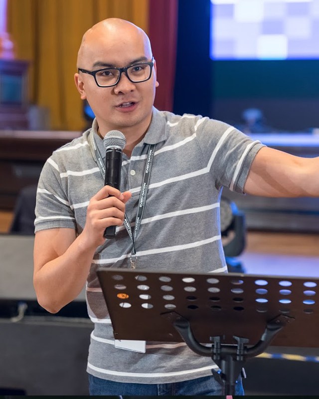 Every Nation Campus Pastor Joe Bonifacio preaching