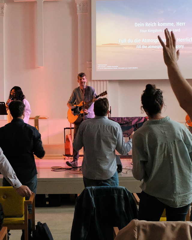 Every Nation worship service in Germany