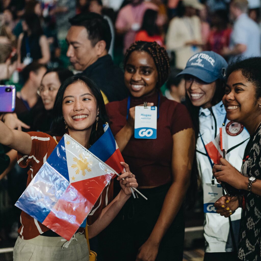 Friends posing at the Every Nation Go Conference