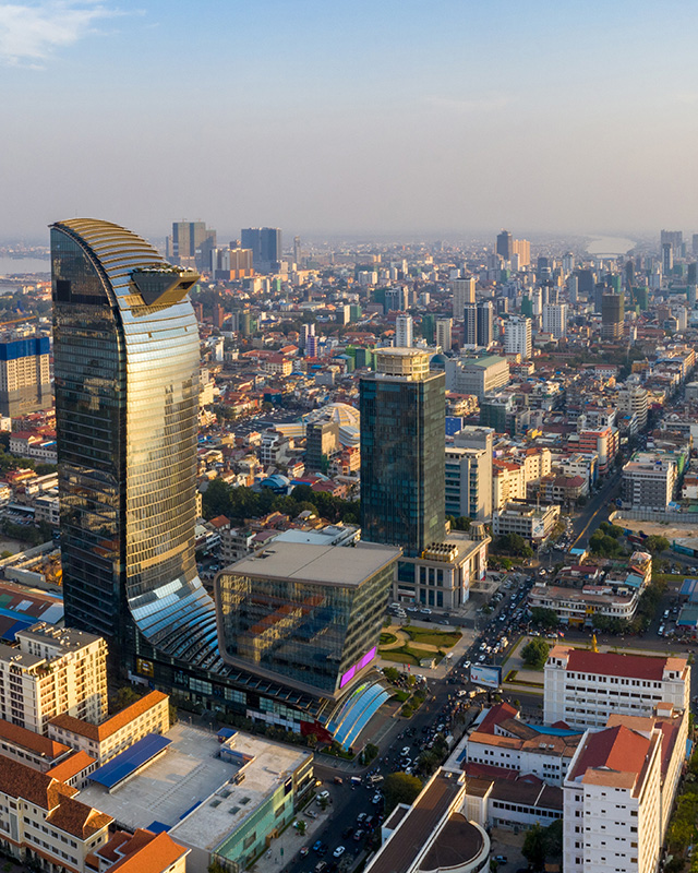 Indochina cityscape