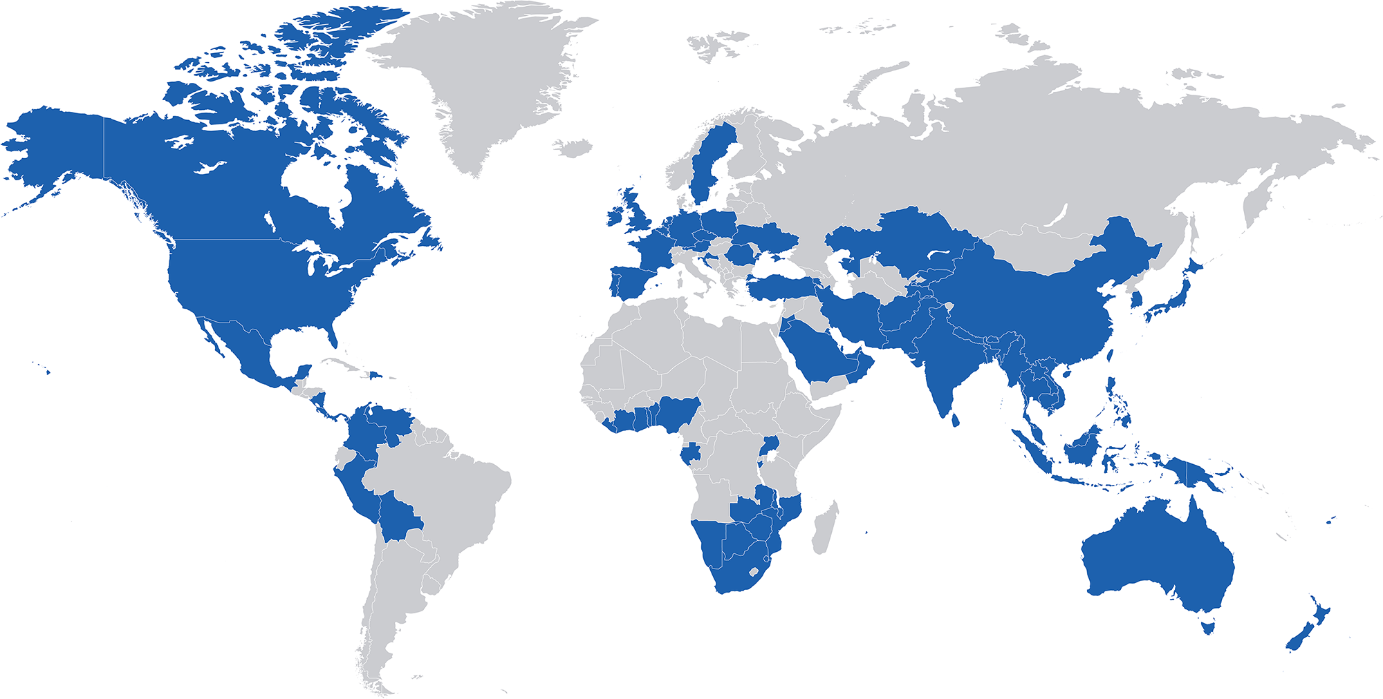 Every Nation 2021 progress map: 81 nations across six continents